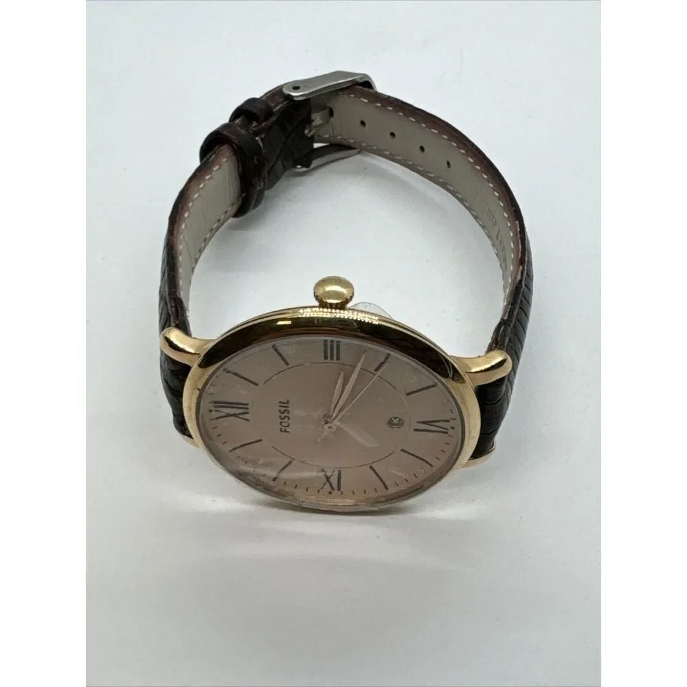 Fossil Jacqueline ES3435 Women’s Brown Leather Analog Dial Quartz Watch JNA353